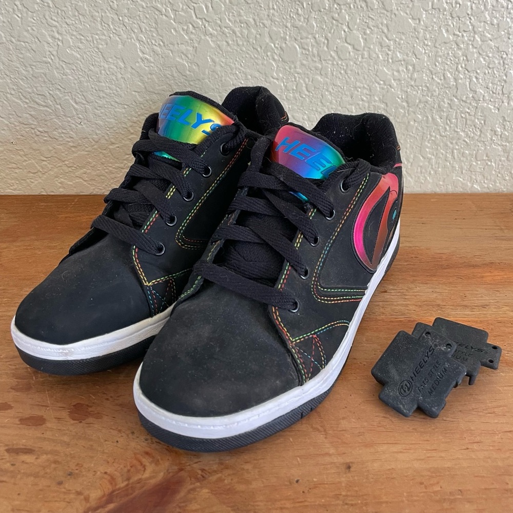 Rainbow Metallic Heelys